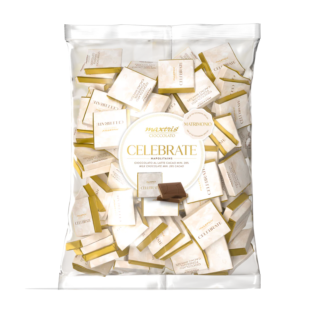 Maxtris Celebrate Avorio – Cioccolatini Napoletani al Latte