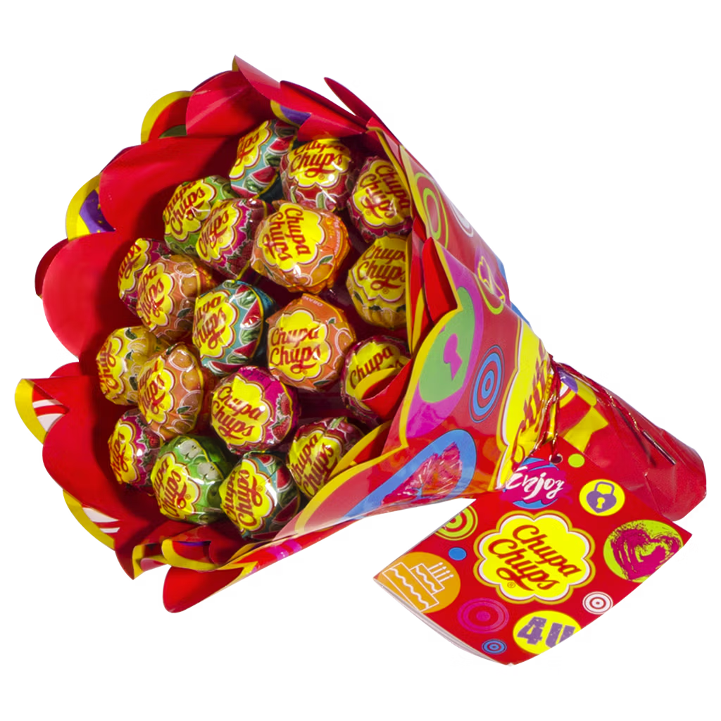 Bouquet Chupa Chups Assortiti – Idea Regalo Originale e Golosa