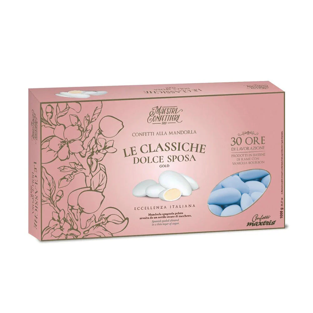 Confetti Maxtris Le Classiche Dolce Sposa Gold Celeste – Mandorla 1 Kg