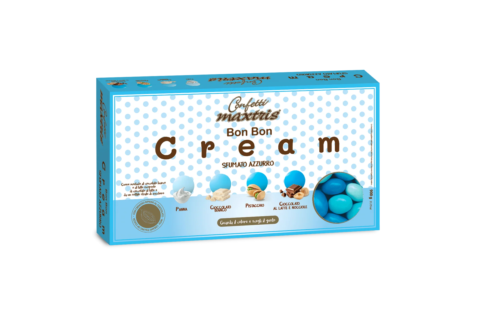 Maxtris Bon Bon Cream Sfumato Celeste