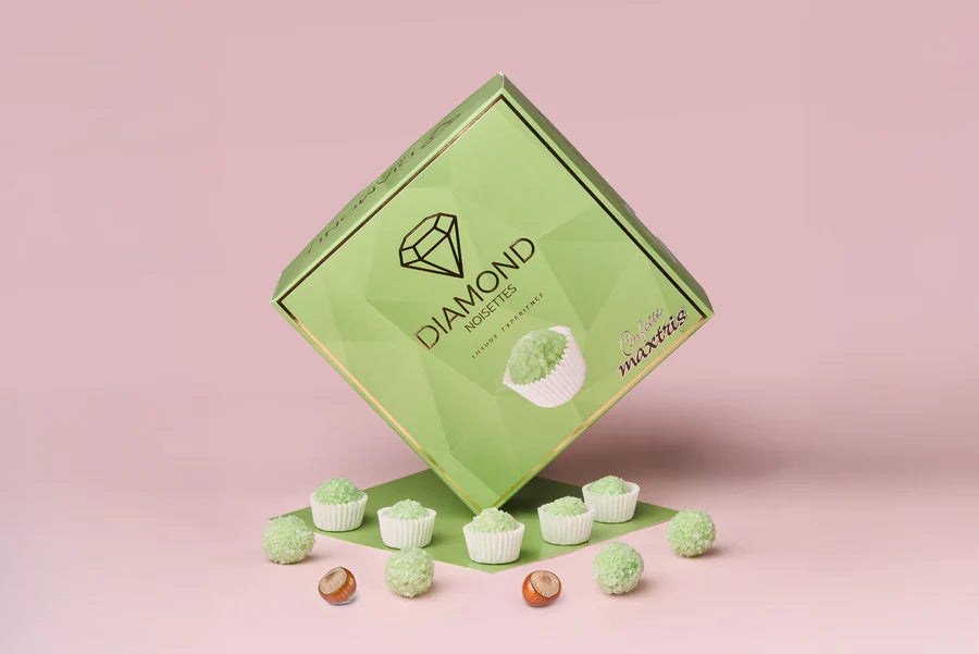 Maxtris Vassoio DIAMOND Noisettes Verde