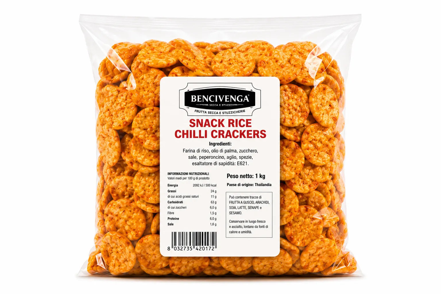 Snack Rice Chilli Crackers