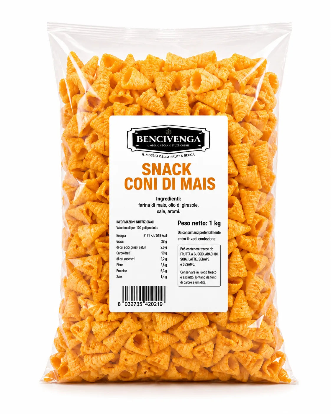 Snack Coni di Mais